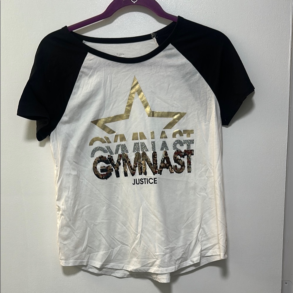 Girls Justice active short sleeve shirt size 14/16 plus